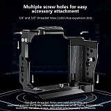 Aluminum Alloy Camera Cage  For Canon R50V Camera For Photography, Live Streaming Expansion