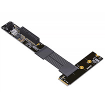 ADT-Link K42UC-BK M.2 NVMe to PCIe x4 Extender, PCIe 5.0 DMA Transfer Cable
