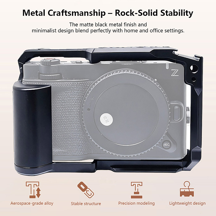 For Nikon Metal Cage SLR Photography Expansion ZR Camera Cage For Nikon ZR Camera Cage
