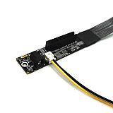 ADT-Link K42UC-BK M.2 NVMe to PCIe x4 Extender, PCIe 5.0 DMA Transfer Cable