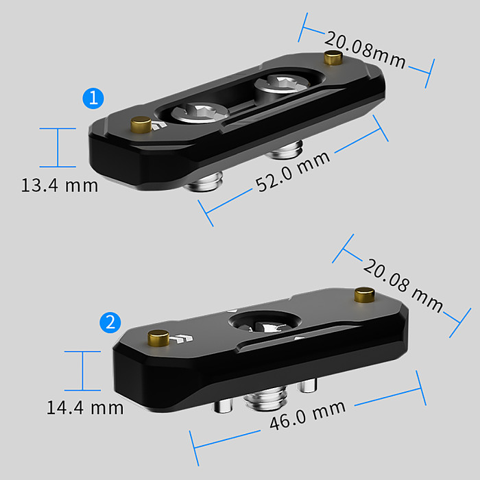 Suitable for Sony For Canon camera cage universal NATO quick installation slider universal sliding groove handle quick installation rail slider