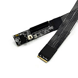 ADT-Link K42UC-BK M.2 NVMe to PCIe x4 Extender, PCIe 5.0 DMA Transfer Cable
