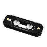 Suitable for Sony For Canon camera cage universal NATO quick installation slider universal sliding groove handle quick installation rail slider