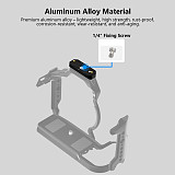 Suitable for Sony For Canon camera cage universal NATO quick installation slider universal sliding groove handle quick installation rail slider