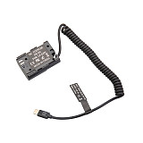 Type-C PD Dummy Battery LP-E6NH for Canon R5C R6 R7 6D2 90D External Power