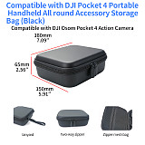 XT-XINTE Camera Storage Bag for DJI Pocket 3/4 Camera Case with Wrist Strap, Quick Grab & Go