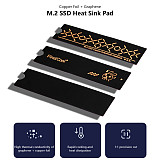 2PCS FinalCool M.2 2280 NVMe SSD Graphene Copper Foil Heatsink Thermal Pad For Laptops