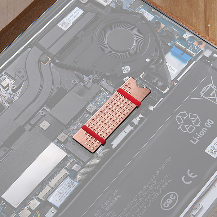FinalCool Ice Copper Pro M.2 2280 NVMe SSD Heatsink Pure Copper Cooler