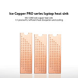 FinalCool Ice Copper Pro M.2 2280 NVMe SSD Heatsink Pure Copper Cooler