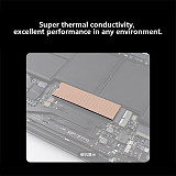FinalCool Ice Copper Pro M.2 2280 NVMe SSD Heatsink Pure Copper Cooler