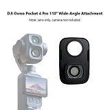 Wide Angle Lens for DJI Osmo Pocket 4Pro, 110° Ultra-Wide Lens Accessory