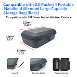 XT-XINTE Camera Storage Bag for DJI Pocket 3/4 Camera Case with Wrist Strap, Quick Grab & Go