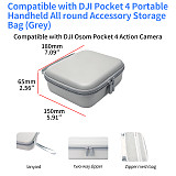 XT-XINTE Camera Storage Bag for DJI Pocket 3/4 Camera Case with Wrist Strap, Quick Grab & Go