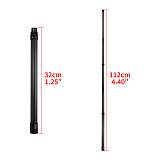 XT-XINTE 1/4 Screw Carbon Fiber Invisible Selfie Stick Extendable Pole For DJI Osmo 360/Insta360 X5/GoPro 13/12/11 Action Cameras
