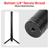 XT-XINTE 1/4 Screw Carbon Fiber Invisible Selfie Stick Extendable Pole For DJI Osmo 360/Insta360 X5/GoPro 13/12/11 Action Cameras
