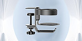2-in-1 Aluminum Alloy Bracket For Headphone & Cup Holder, Desk Clamp & Wall Mount Organizer