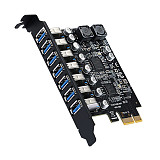 USB 3.2 GEN1 5Gbps adapter card 7-port expansion card RENESAS third-generation controller D720201