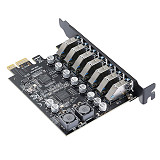 USB 3.2 GEN1 5Gbps adapter card 7-port expansion card RENESAS third-generation controller D720201