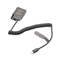 EN-EL14A Type-C PD Dummy Battery 9V DC Power Supply Cable for Nikon D5600 D5300 D3400 Camera External USB-C Power Bank Adapter