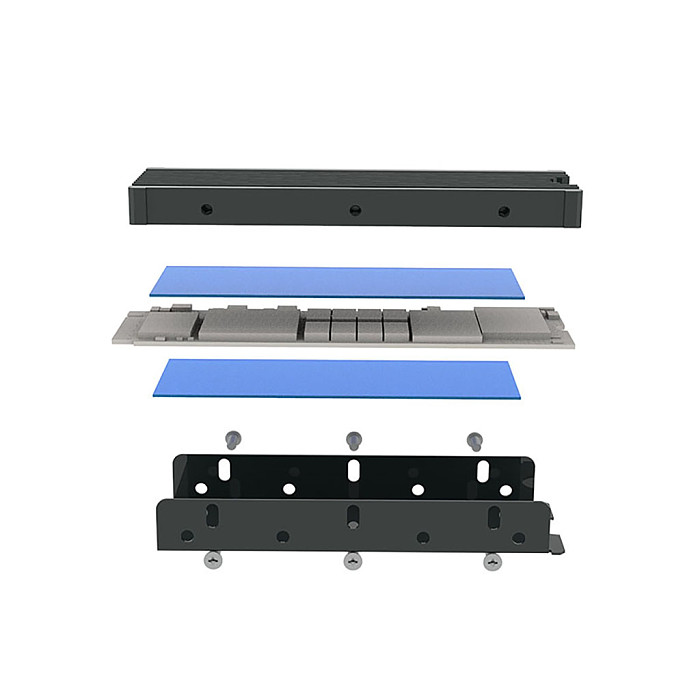 Ultra-Thin Aluminum M.2 2280 SSD Heatsink Cooler Armor, Low-Profile Thermal Radiator for Desktop PC Gaming Laptops