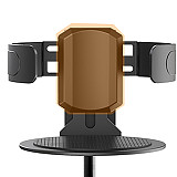 2-in-1 Aluminum Alloy Bracket For Headphone & Cup Holder, Desk Clamp & Wall Mount Organizer