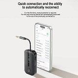 Bluetooth-compatible 5.5 2-in-1 Audio Transmitter Receiver AUX USB Flash Drive Adapter For Car Audio TV Audio