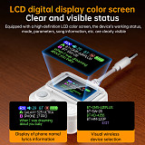 Bluetooth-compatible 6.0 Audio Adapter with HD Screen, Dual Link Transmitter Receiver, 3.5mm AUX Wireless Audio Converter for Car & Home