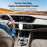 3.5mm to 3.5mm Audio Ground Loop Isolator, Car Stereo Noise Filter Suppressor, Eliminates Alternator Buzz & Electrical Current Hum