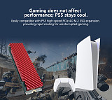 Aluminum M.2 SSD Heatsink solid-state heat dissipation vest computer heatsink strong wind power fast cooling
