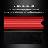 Ultra-Thin Aluminum M.2 2280 SSD Heatsink Cooler Armor, Low-Profile Thermal Radiator for Desktop PC Gaming Laptops