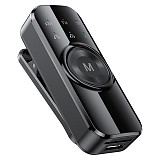Portable Clip-on Bluetooth-compatible 6.0 Adapter, Dual Link Transmitter Receiver with  AUX for Car Hands-free Calling & Navigation, Supports TF Card Music Playback Wireless Audio Converter