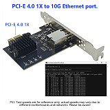 PCIe to 10G network card diskless PXE desktop server For company internet cafe network WOL wake-up RTL8127
