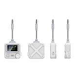 Bluetooth-compatible 6.0 Audio Adapter with HD Screen, Dual Link Transmitter Receiver, 3.5mm AUX Wireless Audio Converter for Car & Home