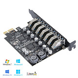 USB 3.2 GEN1 5Gbps adapter card 7-port expansion card RENESAS third-generation controller D720201