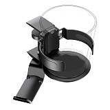 2-in-1 Aluminum Alloy Bracket For Headphone & Cup Holder, Desk Clamp & Wall Mount Organizer