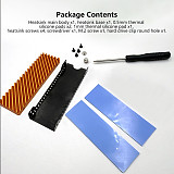 Aluminum M.2 SSD Heatsink solid-state heat dissipation vest computer heatsink strong wind power fast cooling