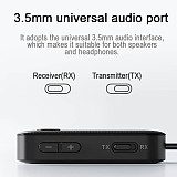 Bluetooth-compatible 5.5 2-in-1 Audio Transmitter Receiver AUX USB Flash Drive Adapter For Car Audio TV Audio