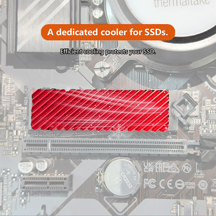 Aluminum M.2 SSD Heatsink solid-state heat dissipation vest computer heatsink strong wind power fast cooling