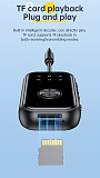 Bluetooth-compatible 6.0 2-in-1 Audio Transmitter Receiver, AUX Adapter, TF Card Play