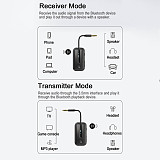 Bluetooth-compatible 5.5 2-in-1 Audio Transmitter Receiver AUX USB Flash Drive Adapter For Car Audio TV Audio