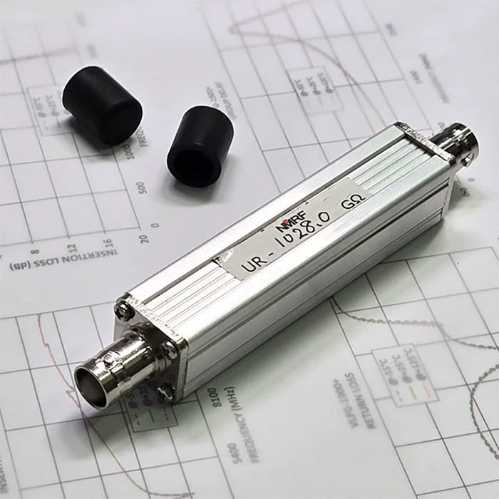 1TΩ (1000GΩ) 2W Ultra-High Value Resistor Compact Aluminum Alloy Shell BNC Connector