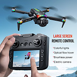 K21MAX Brushless Quadcopter HD Aerial Photography RC Airplane With Brushless Motor Large Screen Controller, LED Marquee Lights & Optical Flow Dual Lens