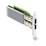 100GbE Dual Port Server Network Card, PCIe 4.0 x16 Fiber Optic NIC with Genuine E810 Chip, Intel E810-CQDA2 Converged Network Adapter