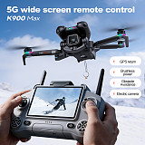 K900 MAX GPS Brushless Quadcopter, 1080P HD Aerial Photography Obstacle Avoidance RC Drone with 4.5-Inch Screen Controller