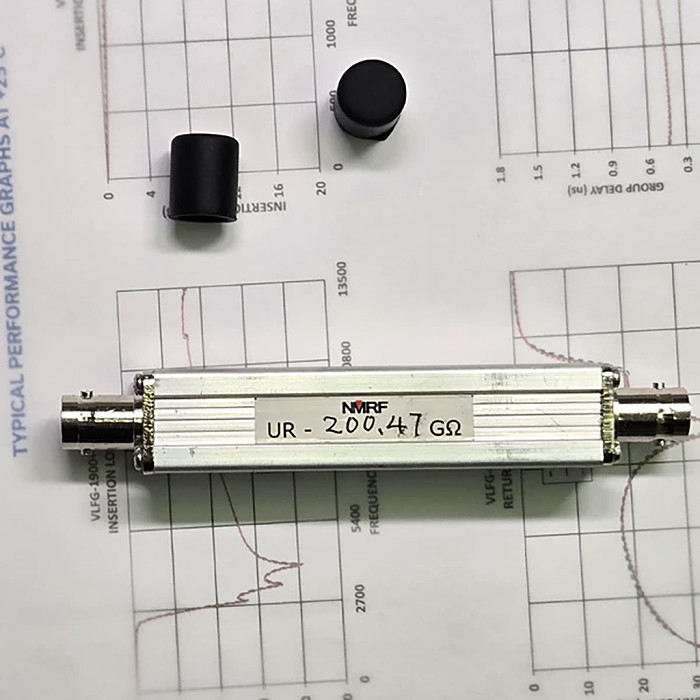 200GΩ (200kMΩ) 2W Ultra-High Value Resistor Compact Aluminum Alloy Shell BNC Connector