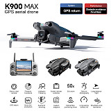 K900 MAX GPS Brushless Quadcopter, 1080P HD Aerial Photography Obstacle Avoidance RC Drone with 4.5-Inch Screen Controller