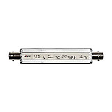 500g Ω (500kM Ω)/2W ultra-high resistance resistor with compact aluminum alloy shell and BNC interface