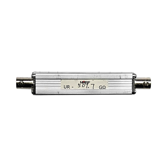 500g Ω (500kM Ω)/2W ultra-high resistance resistor with compact aluminum alloy shell and BNC interface
