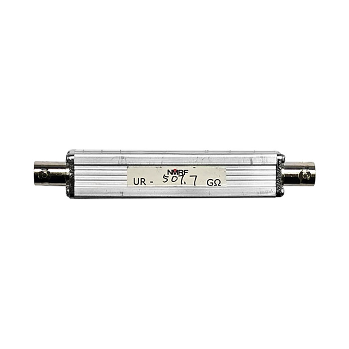 500g Ω (500kM Ω)/2W ultra-high resistance resistor with compact aluminum alloy shell and BNC interface