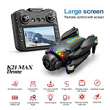 K21MAX Brushless Quadcopter HD Aerial Photography RC Airplane With Brushless Motor Large Screen Controller, LED Marquee Lights & Optical Flow Dual Lens